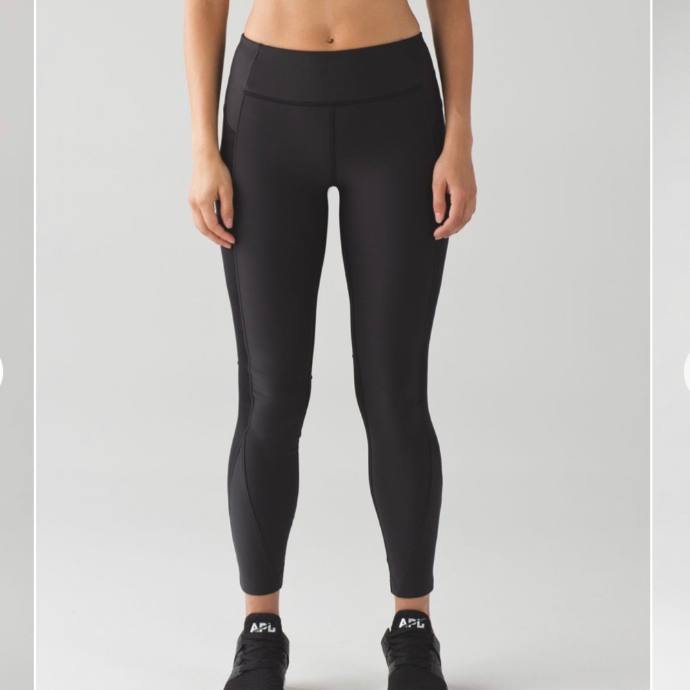 Fleece Lined Lululemon Leggings (Sleet Sprinter)